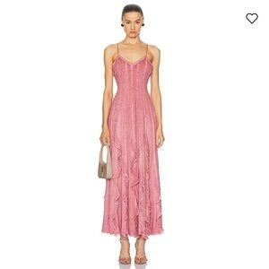 Rococo Sand for FWRD Gaia Long Dress Nude Pink as small